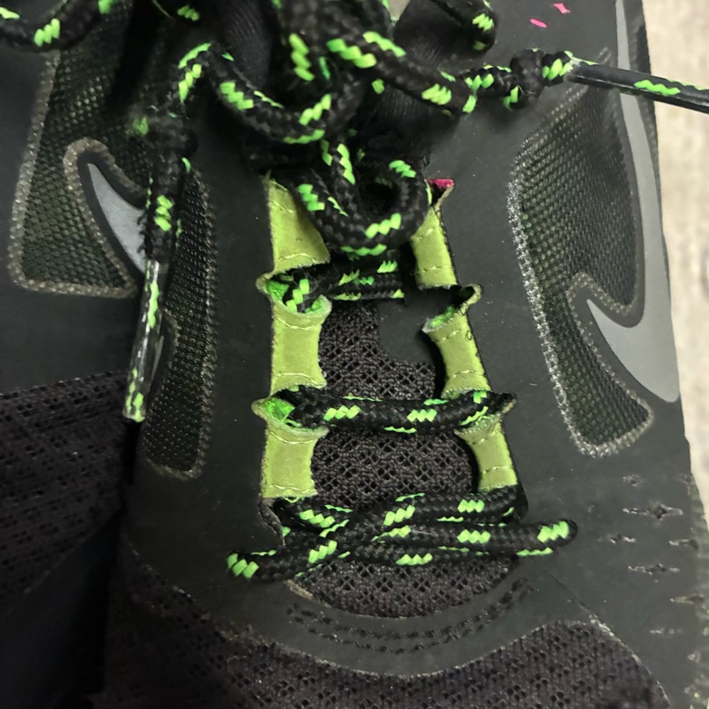 Nike Free Run 5.0 Women's Black Neon Green Pink Sneakers Shoes Size 7 574324 036 - Picture 8 of 13